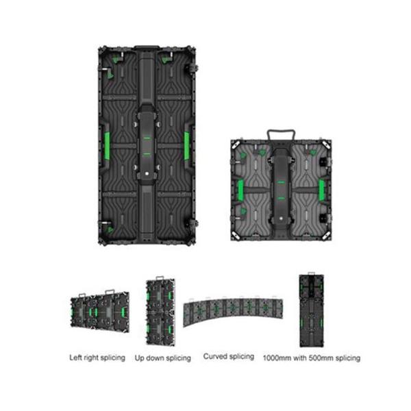 Rental Screen P10 Outdoor Waterproof Large Display Advertising LED Screen Iron Cabinet IP65