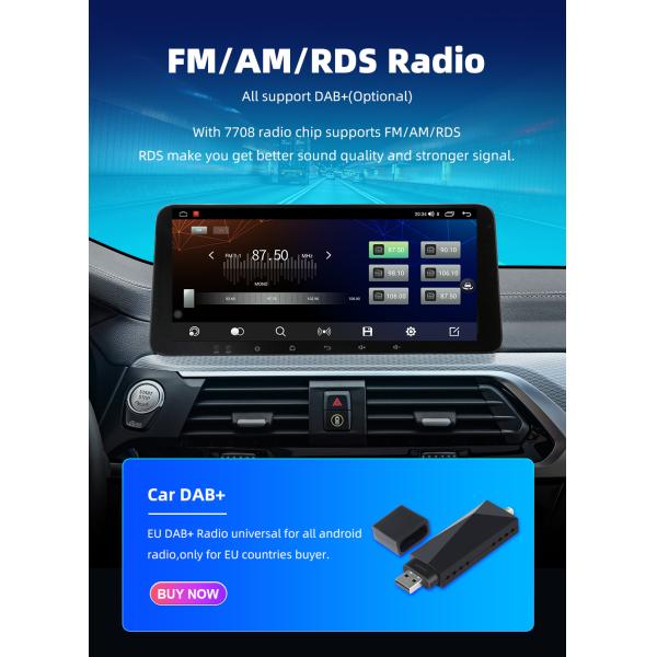 10 Inch Android 12 Car Radio with Wireless Carplay Android Auto IPS Screen Double Din
