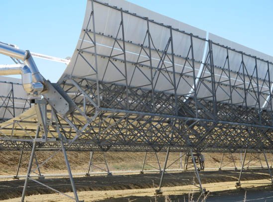 Parabolic Trough Solar Heating System Anodized Surface Treatment Thickness 0.5mm-15mm