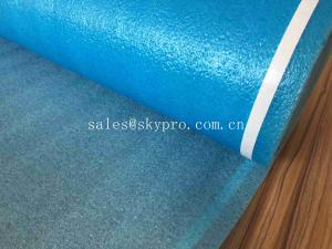 Buy cheap Customized Blue High Absorbent Rubber Sheet Roll EPE Foam Sheet REACH / SGS product