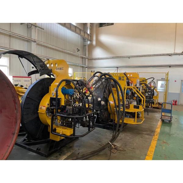 High Speed Hydraulic Pipe Groove Machine on Field Pipeline Construction Equipment