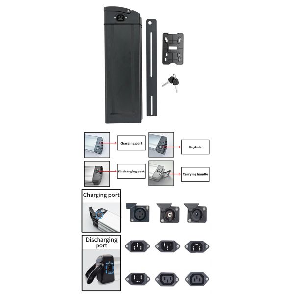 Customized 18650 Ebike Battery Pack 36v 10ah Ebike Battery Rechargeable