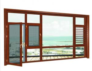 Buy cheap Broken Bridge Aluminium Bifold Glass Doors Matal Framed Interior ISO14001 product