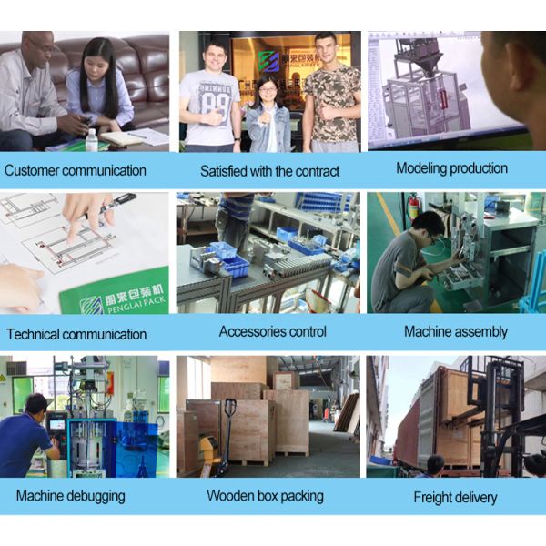 Packaging and shipping process for filling machine