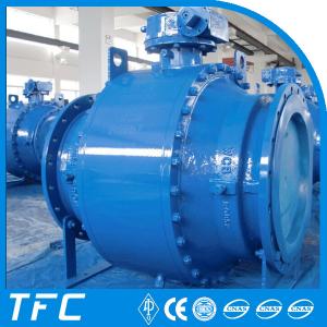 Buy cheap API 6D double block and bleed flanged type ball valve product