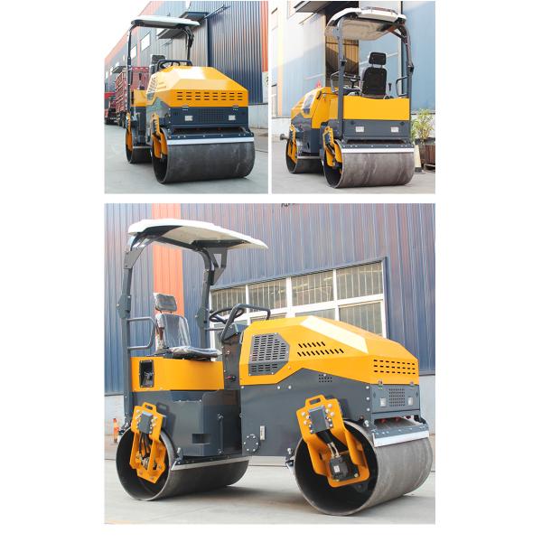 Driving 3Ton Vibratory Road Roller Mini Asphalt Road Roller Compactor Asphalt Roller for Sale