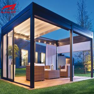 China Bioclimatica Motorized Outdoor Aluminum Pergola Awning Waterproof House Garden on sale