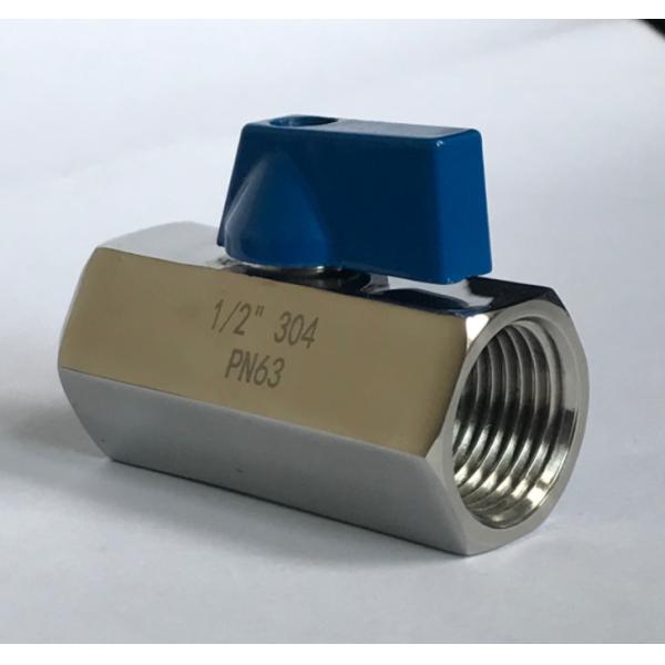 Anodized 1 / 2 Inch Ss304 Female Thread Casting Ball Valve