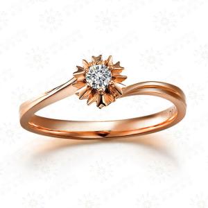 Buy cheap High Quality 18K Rose Gold Diamonds Engagement Ring for Women (GDR002) product