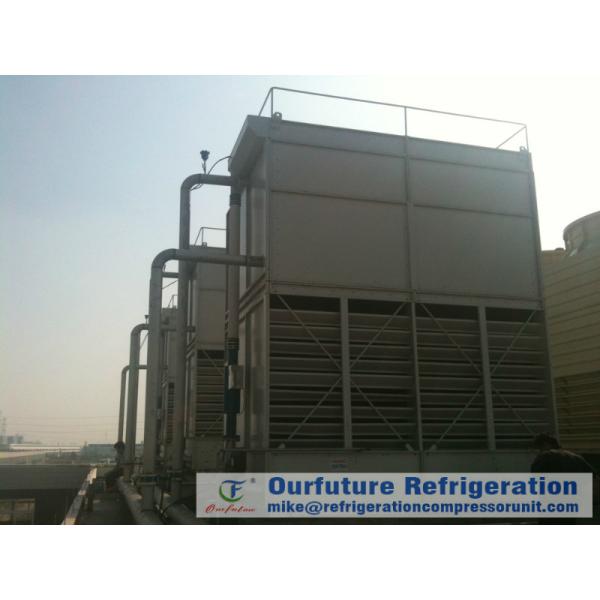 Ebmpapst Fan Evaporative Cooled Condenser For Supermarket / Pharmacy Refrigeration