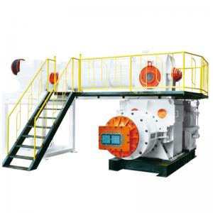 Buy cheap Double Stage Vacuum Extruder Clay Brick JKY75 Automatic Brick Making Machine product
