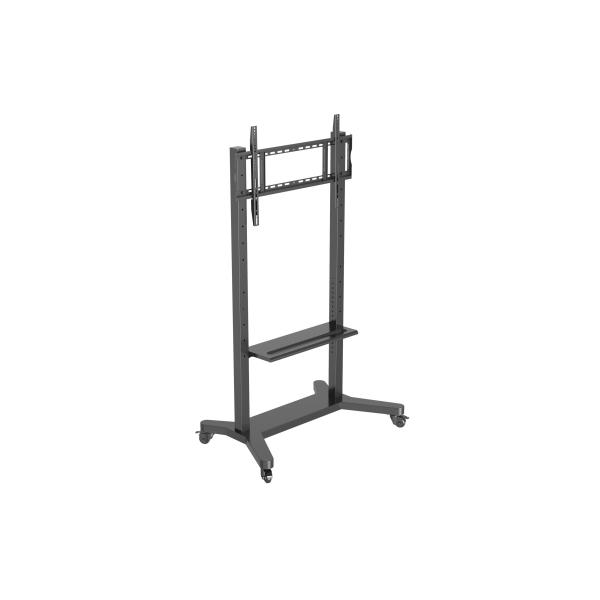 Adjustable Moving Stand for TV Interactive Whiteboard 55/75/86 inch Silent Wheels