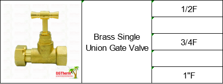 CW617N Gate Brass Ball Valve Single Union 1000pcs