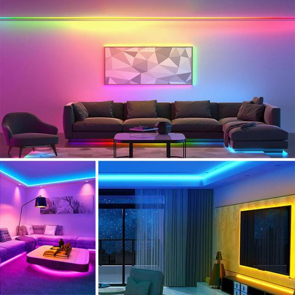 IP20 Cob Led Flexible Strip Bendable Dotless Rgb Cct Led Strip Light