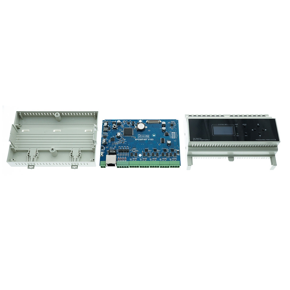 Led Lighting Controller DIN Rail Automation Processor With RS-485 BUS Communicat