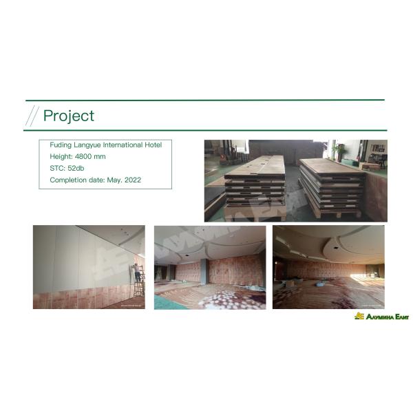 Sound Insulation with German Movable Partition Technology Acoustic Partition Wall