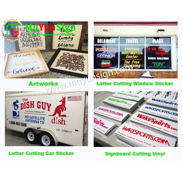 Fluorescent Color Cutting Vinyl Weather Resistant for Personalization / Branding