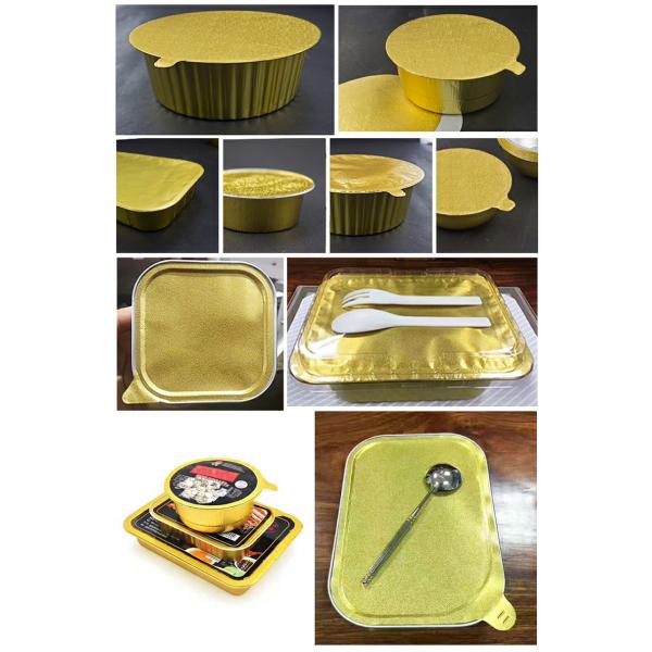 380-720ml aluminum foil bowl sealing machine