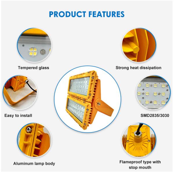 400W IP65 Mining LED Explosion Proof Flood Light for Hazardous Locations