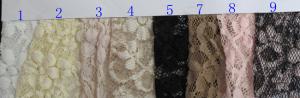 Buy cheap Allover Flower Stretch Lace Fabric 45% Nylon 40% Rayon 15% Spandex OEM / ODM CY-LW0104 product