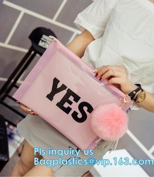 Custom Printed Slider Pe Zip Lock Clothing Bags With Logo, frosted plastic pvc zip lock document bag, Standup Cosmetic P