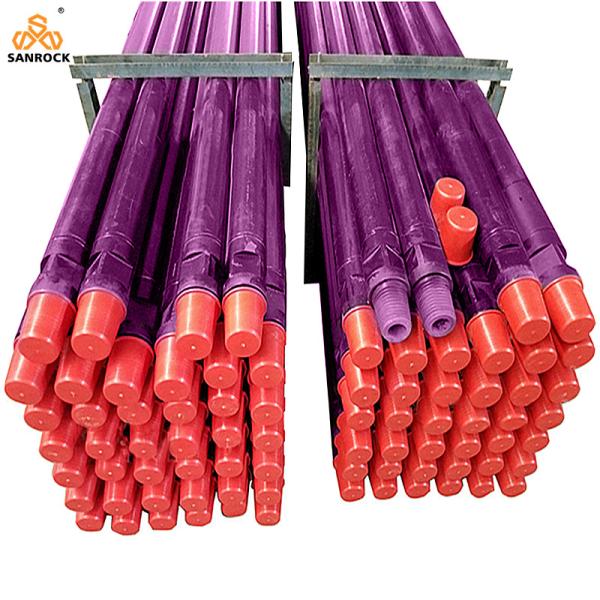 Mining Drill Rod Heavy Weight Drill Pipe Upsetting Process Threaded Drill Rod
