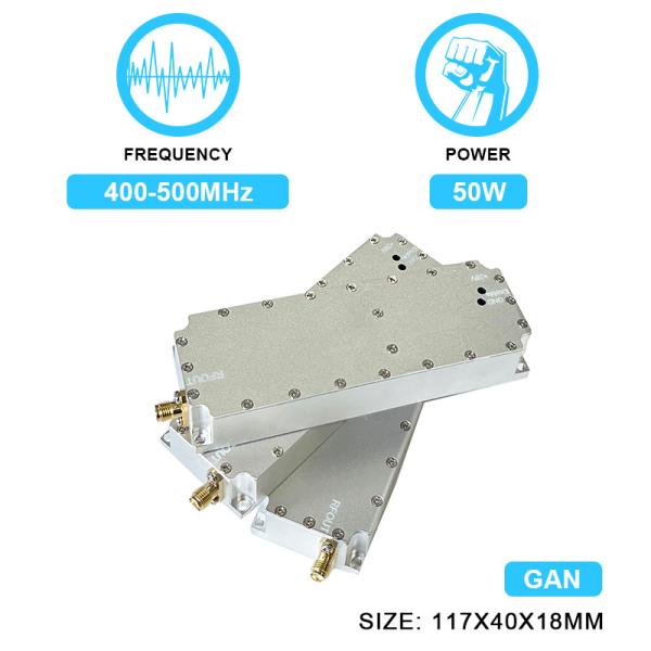 Buy cheap 50W 400-500MHz Anti Drone System Fpv Module Anti-Drone Module for Fpv Detector with GaN and Isolation Protector product