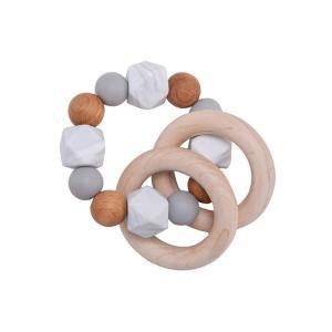 Buy cheap Practical Silicone Baby Teether Reusable , Chewable Silicone Focal Beads product