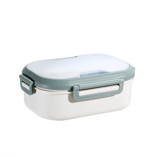Office Worker Student Microwave Plastic Lunch Boxes With Cutlery
