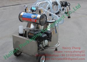 China Farm Milking Equipment Portable Cow Milker with Petrol / Gasoline Engine on sale