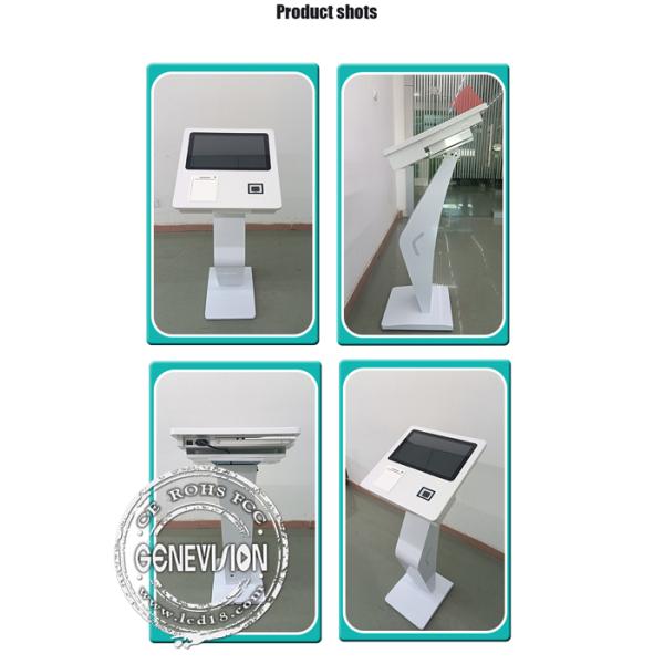 15.6 Inch Self Service Payment Machine Kiosk With QR Code Scanner