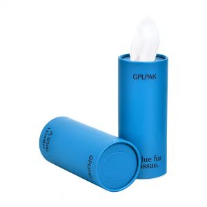 Custom New Design Paper Cardboard Round Tissue Box for High-end Store Packaging