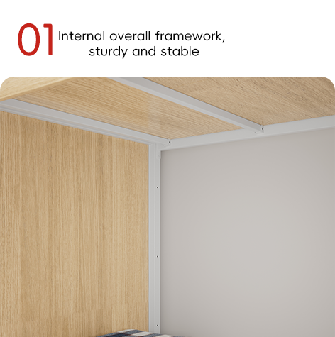 Support customization School Worker Hospital Home Dormitory Metal Stable Student Wooden Storage Loft Bunk Bed