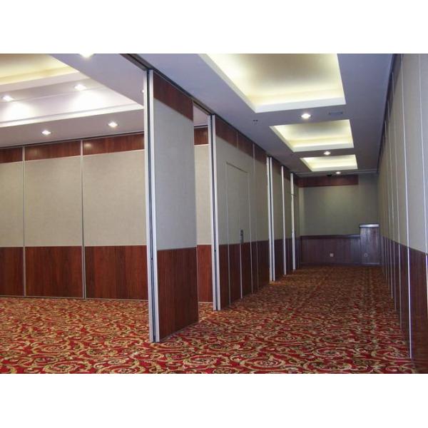 Acoustic Room Dividers Movable Wall Hardware Aluminium Track Folding Partition Wall