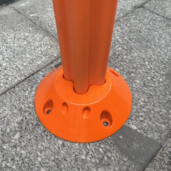 Beijing ROADSAFE Warning Flexible Reflective traffic guardrail road delineator post Cloud Tubular bollard 1.2kg 90CM Pole Post Delineat