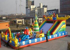 Buy cheap 20x10m outdoor kids giant inflatable amusement park made of 1st class pvc tarpaulin from China inflatable manufacturer product