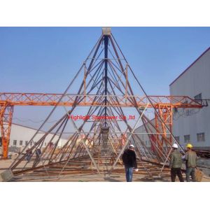 Buy cheap Angular Ground Based Telecom Towers With Prefabricated Foundation RDS Tower product