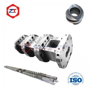 China Parallel Twin Screw Barrel 40mm Extruder Screws And Barrels With Surface Nitriding Treatment on sale