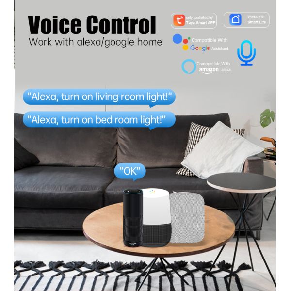 Smart Brazil Light Switch & 20A Socket Glass Panel WiFi Remote Control