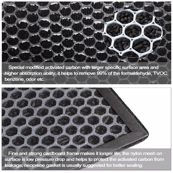 Eliminated Toxic Harmful Gases Activated Carbon Filter G4 With Coconut Shell
