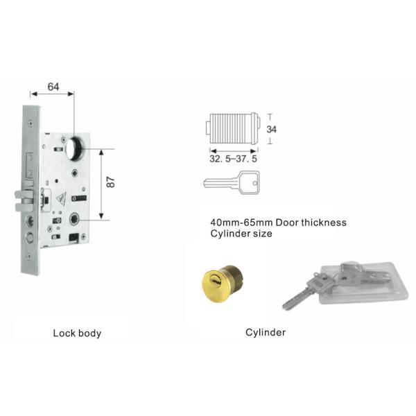 Interior Modern Entry Door Handlesets Satin Nickel American Standard Cylinder