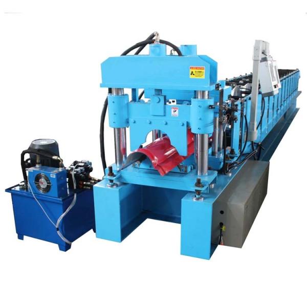 Plc Control Semicircle Ridge Cap Metal Roof Tile Roll Forming Machine Automatic