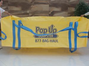 Buy cheap 4 Yards U-Panel Super Big Bulk Skip Bag For Construction Industrial Garbage product