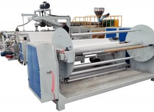 China TPE Multilayer Cast Film Extrusion Line Pe Disposable Gloves Manufacturing Machine on sale