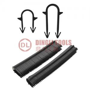 China Black PP Underfloor Heating Tool Staples 20mm 16mm European Standard on sale