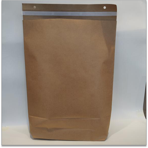Hexagonal Kraft Paper Mailer – 220‑540mm Wide, Self‑Adhesive Seal, Easy‑Tear Strip
