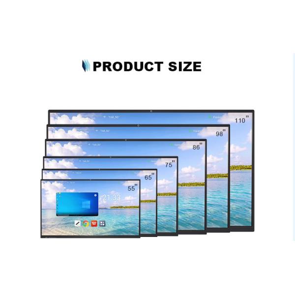 Qtenboard Interactive Whiteboard with AI Function Android 14.0 Windows Dual System and Built-in DMS Platform for Education