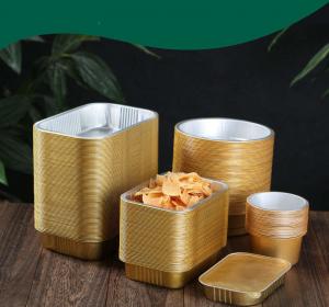 China Aluminum Foil Food Containers Lunch Box with Lids on sale