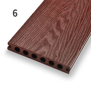 Textured 3D Composite Decking Embossing Wood Plastic Composite Decking
