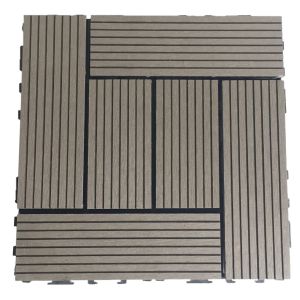 Buy cheap Recyclable WPC Deck Tile Wood Plastic Composite Interlocking Plank product